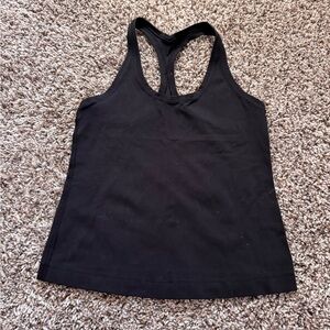 lululemon athletica Black Cropped Tank Top